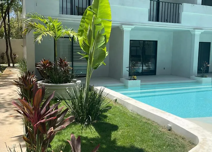 Modern In Core Pool Nature Tulum
