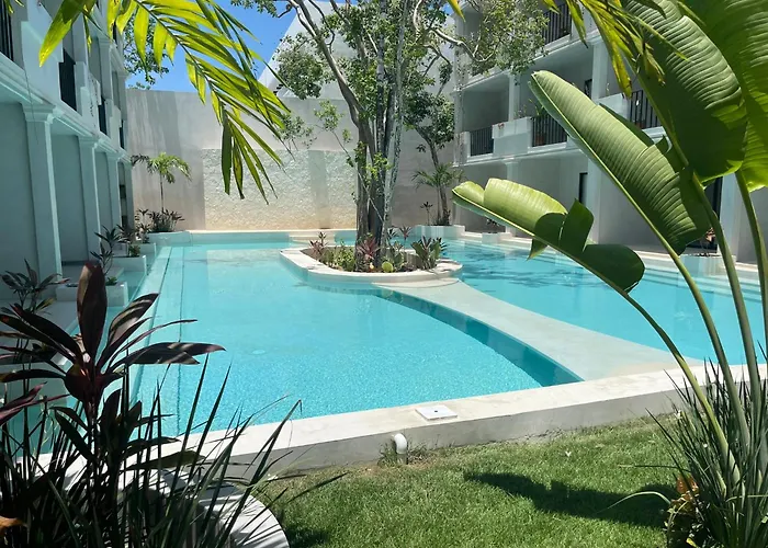 Modern In Core Pool Nature * Tulum