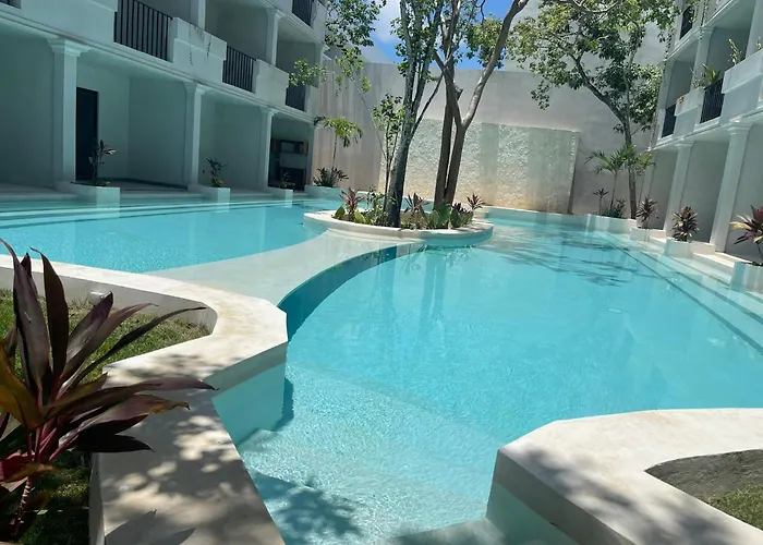 Modern In Core Pool Nature Apartment Tulum